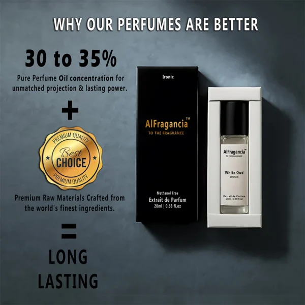 White Oud Luxury Perfume Unisex - 20ml