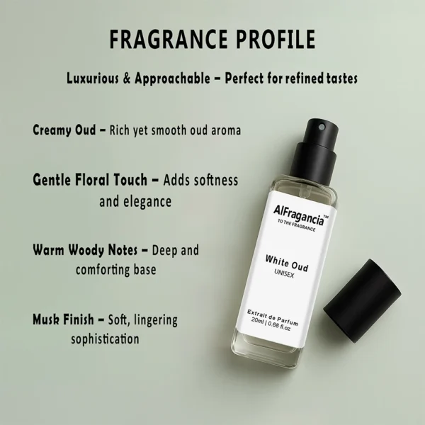 White Oud Luxury Perfume Unisex - 20ml