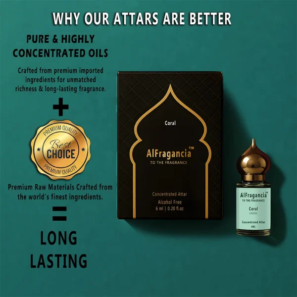 Coral Unisex Attar - 6ml