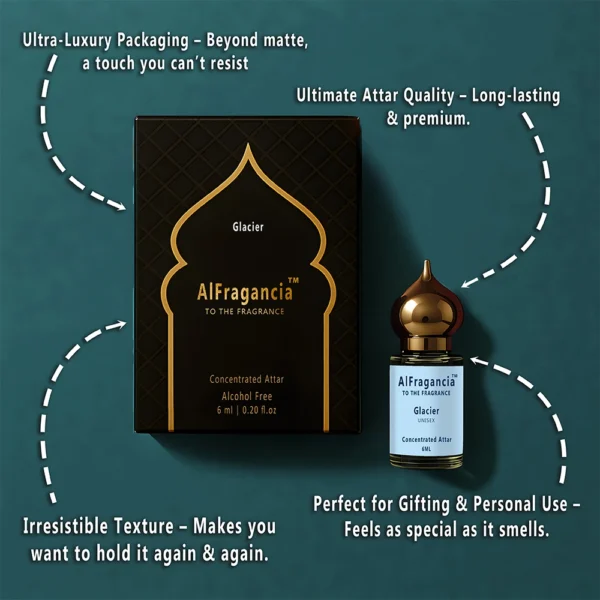 Glacier Unisex Attar - 6ml