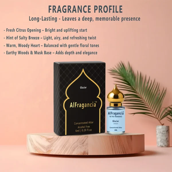 Glacier Unisex Attar - 6ml