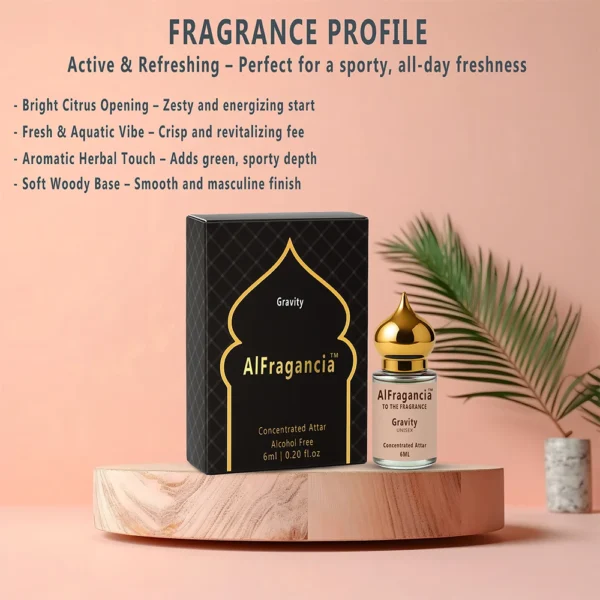 Gravity Unisex Attar - 6ml