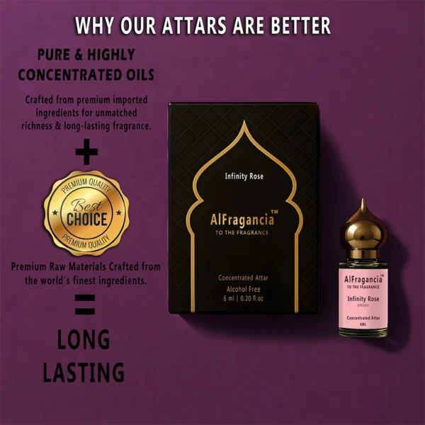 Infinity Rose Unisex Attar - 6ml